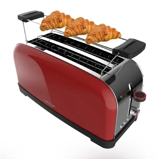 Cecotec Tostador vertical Tostador vertical Toastin' time 1500 Red Cecotec Tostador vertical Tostador vertical Toastin' time 1500 Red