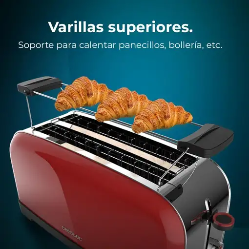 Cecotec Tostador vertical Tostador vertical Toastin' time 1500 Red