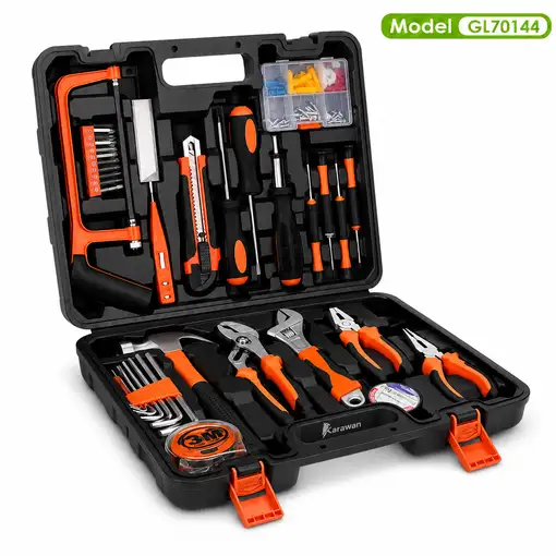 Kit de Herramientas Karawan con Maletín para Reparación, Hogar y Bricolaje
