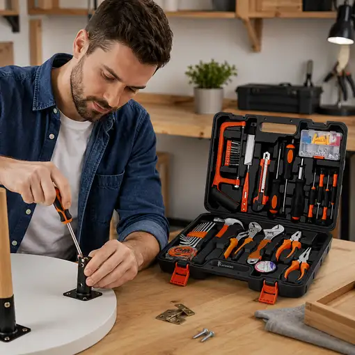 Kit de Herramientas Karawan con Maletín para Reparación, Hogar y Bricolaje