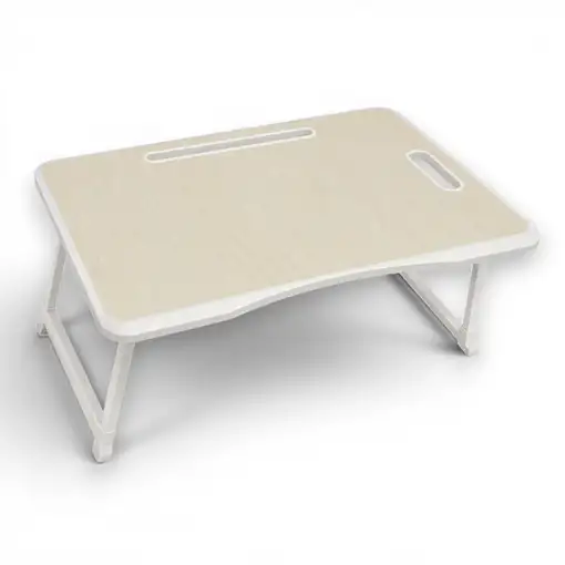 Mesa Plegable para Cama Karawan 60x40x27 cm, Portátil, Multiuso para Ordenador, Ta