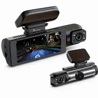 Cámara Dashcam Karawan Super HD 1296P Cámara Dual, Visión Nocturna, Sensor G y Gra
