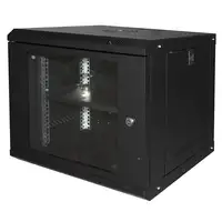 LINK LK1909UNL armario rack 9U Estante montado en suelo/pared/independiente Negro