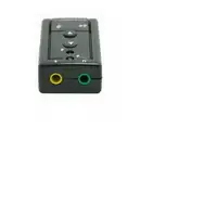 Ewent EW3762 cambiador de género para cable USB audio-in/audio-out Negro