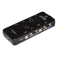 LINK LKKWM4 interruptor KVM Negro LINK LKKWM4 interruptor KVM Negro