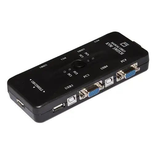 LINK LKKWM4 interruptor KVM Negro LINK LKKWM4 interruptor KVM Negro