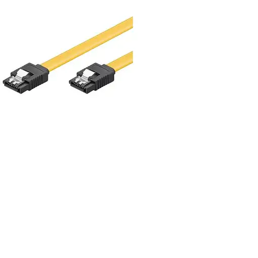 Ewent EC1511 cable de SATA 0,5 m SATA 7-pin Negro, Amarillo