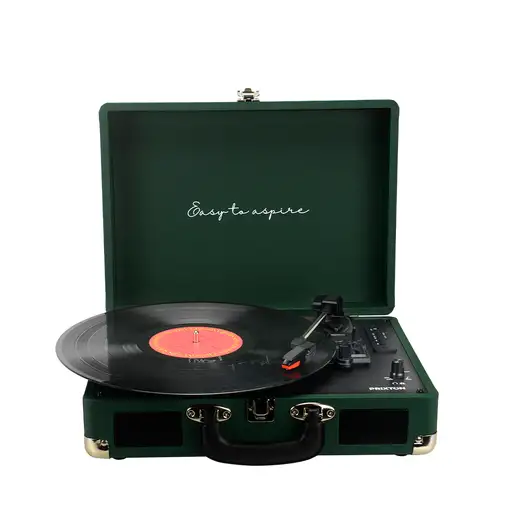 Tocadiscos Bluetooth VC400 PRIXTON Reproductor y Convertidor - Verde Oscuro Tocadiscos Bluetooth VC400 PRIXTON Reproductor y Convertidor - Verde Oscuro