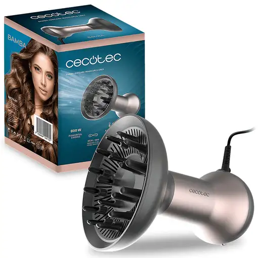 Secador de pelo gris CCTC-04417 CECOTEC Secador de pelo gris CCTC-04417 CECOTEC