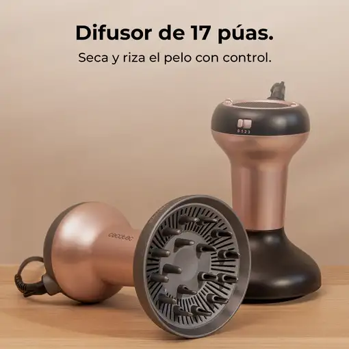 Secador de pelo gris CCTC-04417 CECOTEC