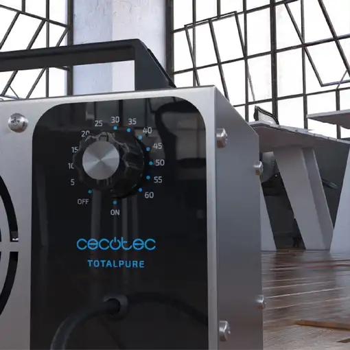 Cecotec TotalPure 4000 Ozone 100 m² 180 W Negro, Acero inoxidable Cecotec TotalPure 4000 Ozone 100 m² 180 W Negro, Acero inoxidable