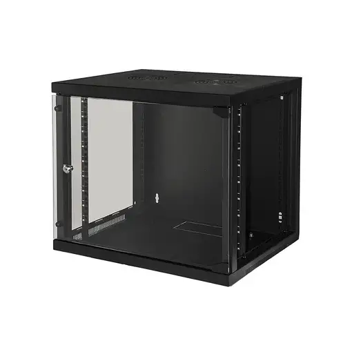 LINK LK1909UN armario rack 9U Bastidor de pared Negro