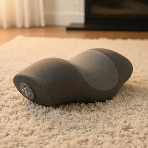 Almohada cervical BODYLIFE con calor y masaje para aliviar tensiones.
