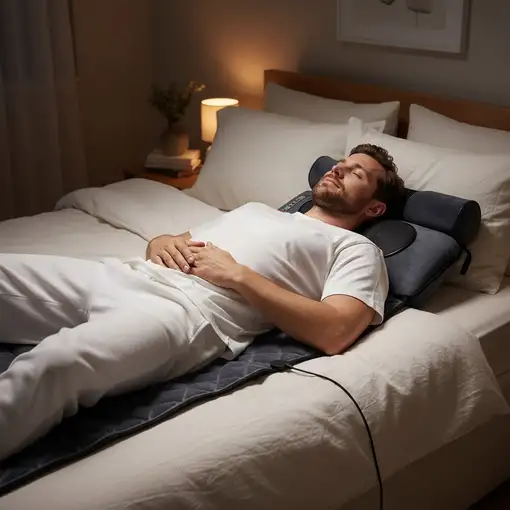 Colchón de masaje BODYLIFE con calor para relajar y aliviar tensiones.