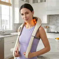 Masajeador Shiatsu BODYLIFE con calor para cuello, hombros y espalda.