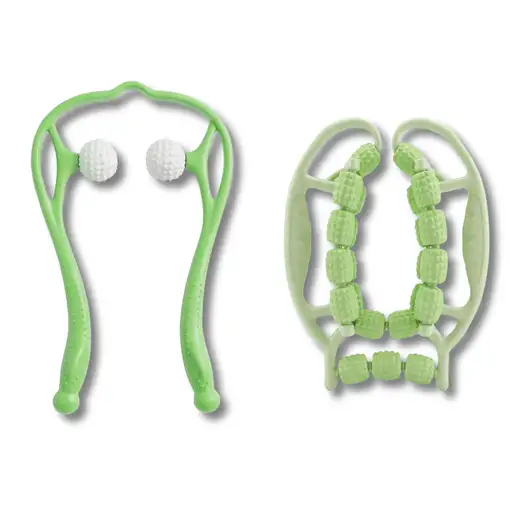 Pack Masaje Manual BODYLIFE con masajeador cervical y rodillo 360°.