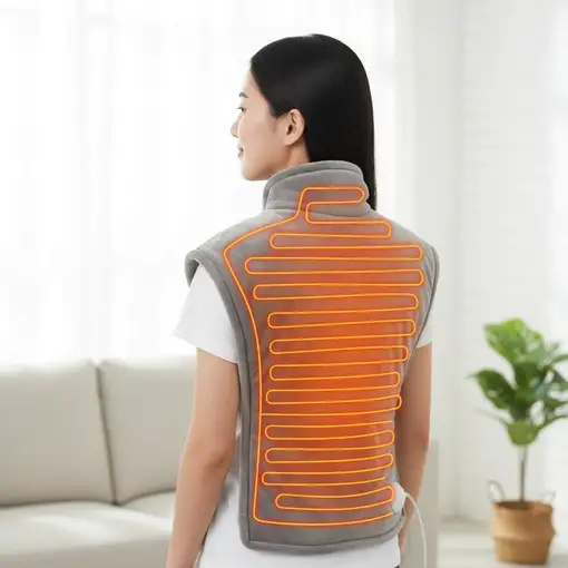 Pack Bienestar BODYLIFE con chal calefactable y asiento de masaje.