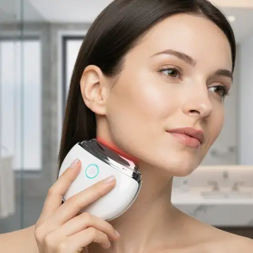 Masajeador Gua Sha BODYLIFE con calor y luz roja para reafirmar la piel.