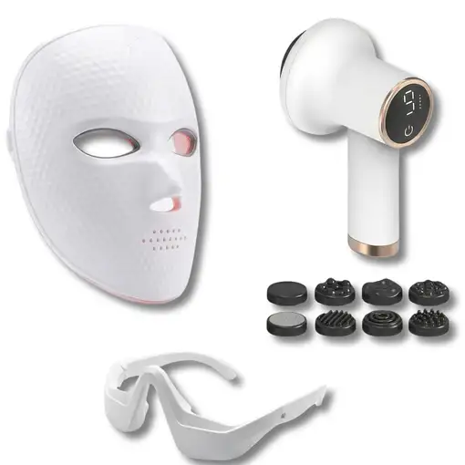Pack Belleza Premium BODYLIFE con máscara LED, EMS ojos y anticelulítico. Pack Belleza Premium BODYLIFE con máscara LED, EMS ojos y anticelulítico.