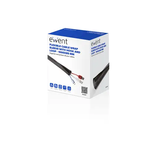 Ewent EW1557 organizador de cables Universal Pasacables Negro 1 pieza(s)