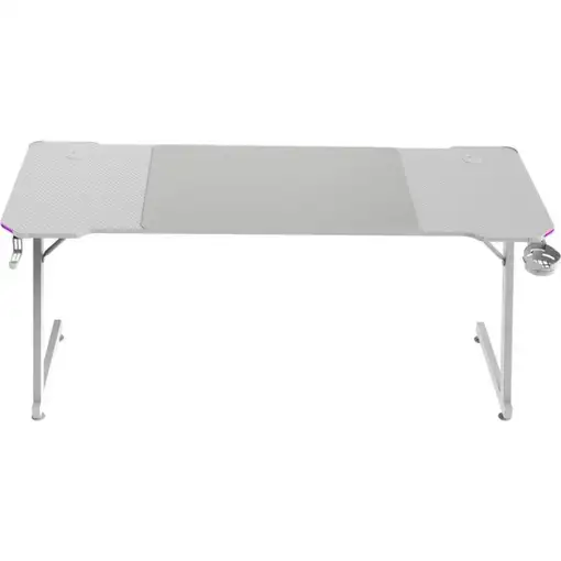 Mars Gaming MGD-X160RGB, Mesa Gaming Ergonómica, Iluminación ARGB con Mando, Fibra