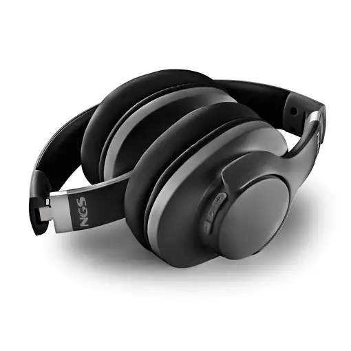 NGS ARTICA STORM BLACK: Auricular inalámbrico Bluetooth, ANC. 45h. Plegabe.