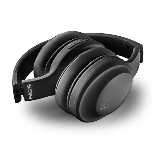 NGS ARTICA GLACIER BEIGE: Auricular inalámbrico Bluetooth. Autonomía 75h. Plegable