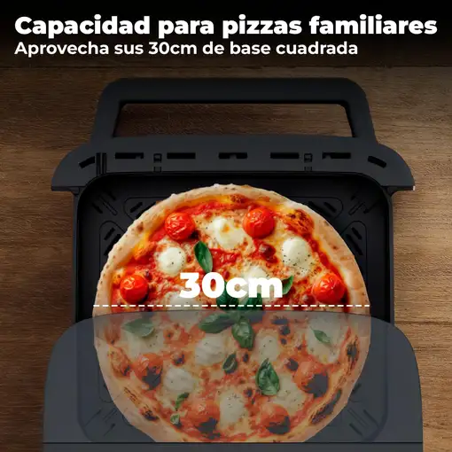 Freidora de Aire 7L 2200W Doble Resistencia 10 Programas Fagor SmartCrust