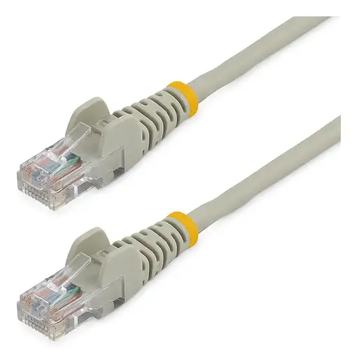 StarTech.com Cable de 2m Gris de Red Fast Ethernet Cat5e RJ45 sin Enganche - Cable StarTech.com Cable de 2m Gris de Red Fast Ethernet Cat5e RJ45 sin Enganche - Cable