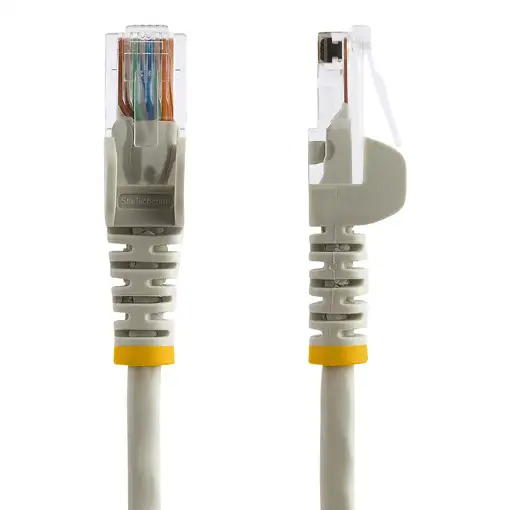 StarTech.com Cable de 2m Gris de Red Fast Ethernet Cat5e RJ45 sin Enganche - Cable