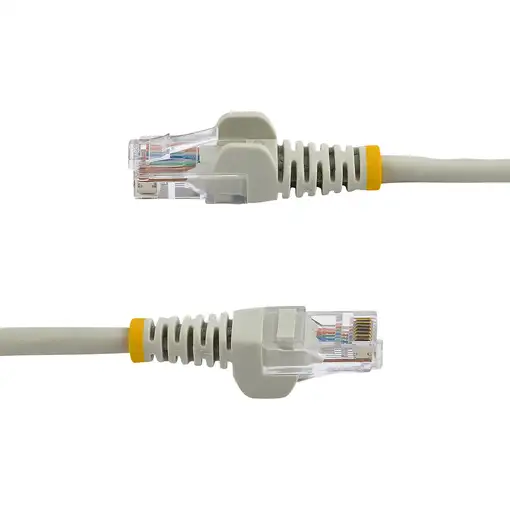 StarTech.com Cable de 2m Gris de Red Fast Ethernet Cat5e RJ45 sin Enganche - Cable