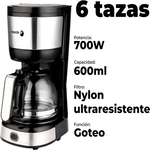 Pack Cafetera 1,5L Hervidor 1,7L y Tostador 2 Ranuras Fagor Breakfast Collection