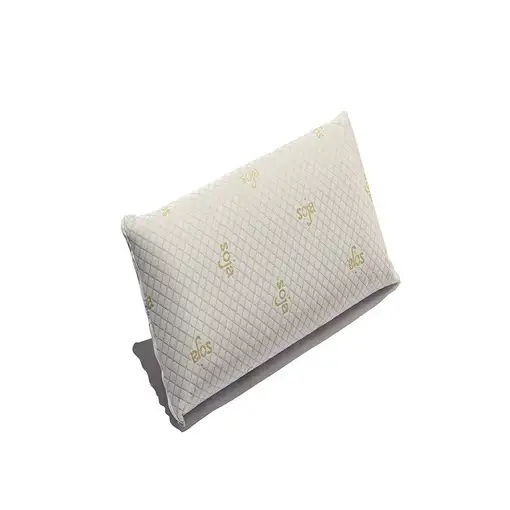 Pack 4 Almohadas Viscoelástica Soja 90 cm Firmeza Media Ergonómicas Adaptables