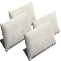 Pack 4 Almohadas Viscoelástica Soja 75 cm Firmeza Media Ergonómicas Adaptables Pack 4 Almohadas Viscoelástica Soja 75 cm Firmeza Media Ergonómicas Adaptables