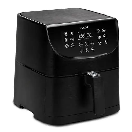Freidora de aire negra, 5.5 L, 1700 W, Smart Chef Edition COSORI