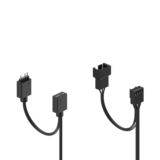 Fractal Design Aspect 12 RGB PWM Carcasa del ordenador Ventilador 12 cm Negro 3 pi