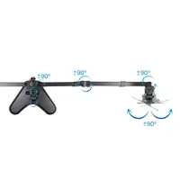 TooQ Soporte de Mesa para 3 Pantallas 17''-27'', Negro