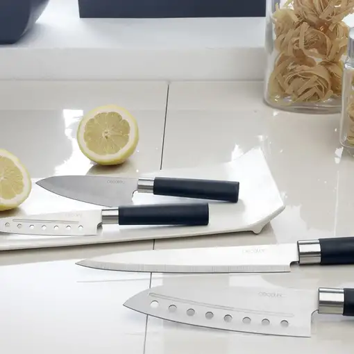 Cecotec Set de cuchillos multiusos Santoku