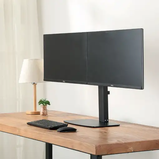 Ewent EW1538 soporte para monitor 68,6 cm (27'') Escritorio Negro