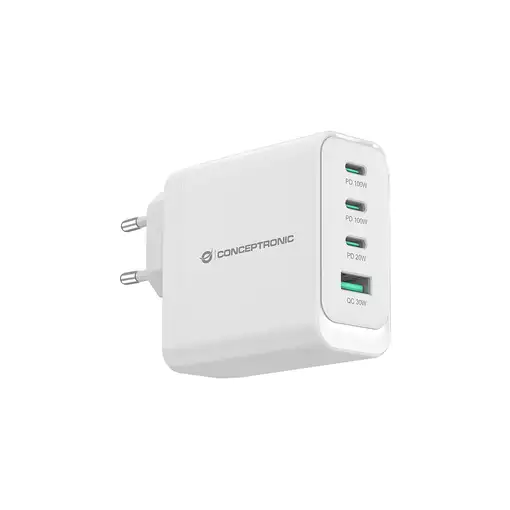 Conceptronic ALTHEA22W100 cargador de dispositivo móvil Universal Blanco Corriente