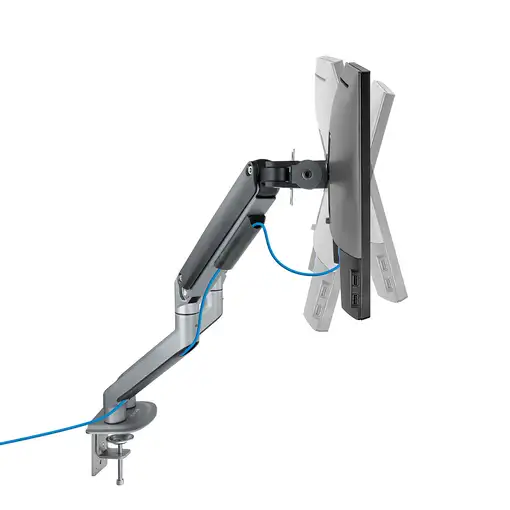 TooQ DB4132TNR-G soporte para monitor 81,3 cm (32'') Escritorio Negro