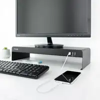 TooQ TQMR0124 soporte para monitor Escritorio Negro
