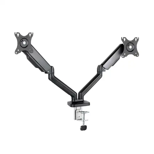 TooQ Soporte de Mesa para 2 Pantallas 17''-32'', Negro