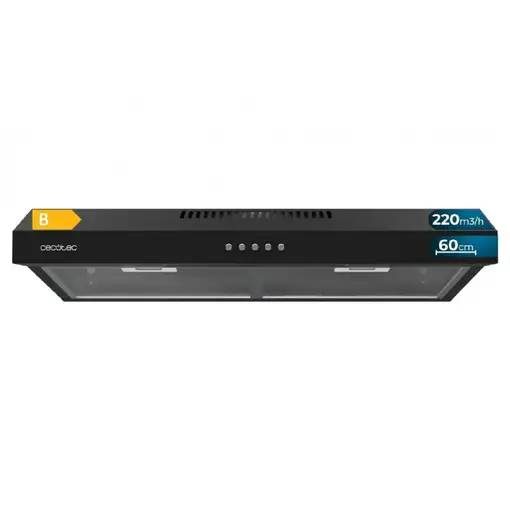 Cecotec Campana convencional Bolero Flux CM 602200 Black B Cecotec Campana convencional Bolero Flux CM 602200 Black B