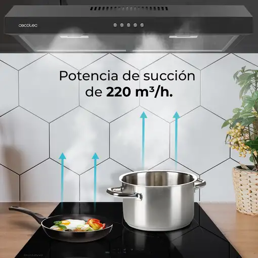 Cecotec Campana convencional Bolero Flux CM 602200 Black B