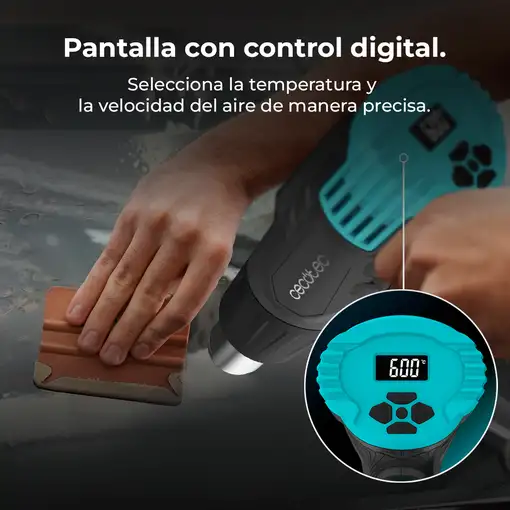 Cecotec Pistola de calor Hell Gun 9500 Vision