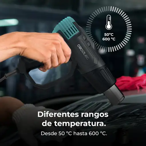 Cecotec Pistola de calor Hell Gun 9500 Vision