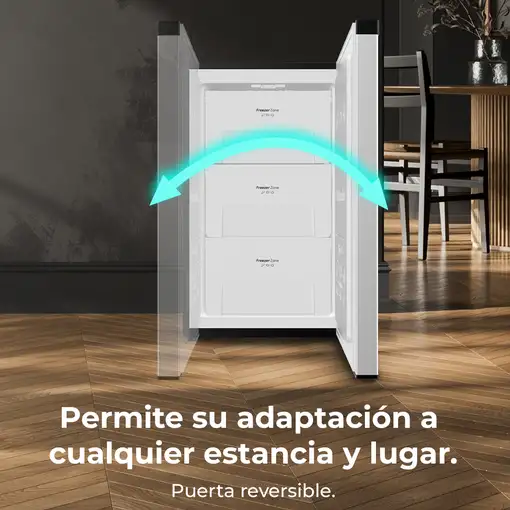 Cecotec Congeladores verticales Congelador Bolero CoolMarket TF 87 Inox