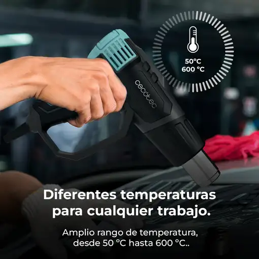 Cecotec Pistola de calor Hell Gun 7500 Full Equip