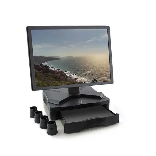 Ewent EW1280 soporte para monitor Escritorio Negro